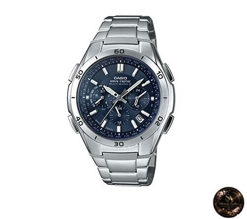 Casio Wave Ceptor WVQ-M410DE-2A2JF Silver Solar-Powered Radio-Controlled Watch