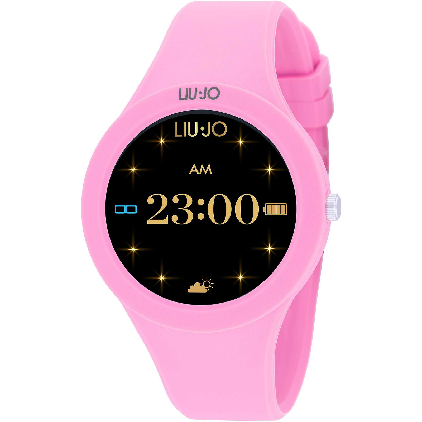 LIU JO LUXURY VOICE PAINT SWLJ127 Silicone Fuchsia Touchscreen Smartwatch