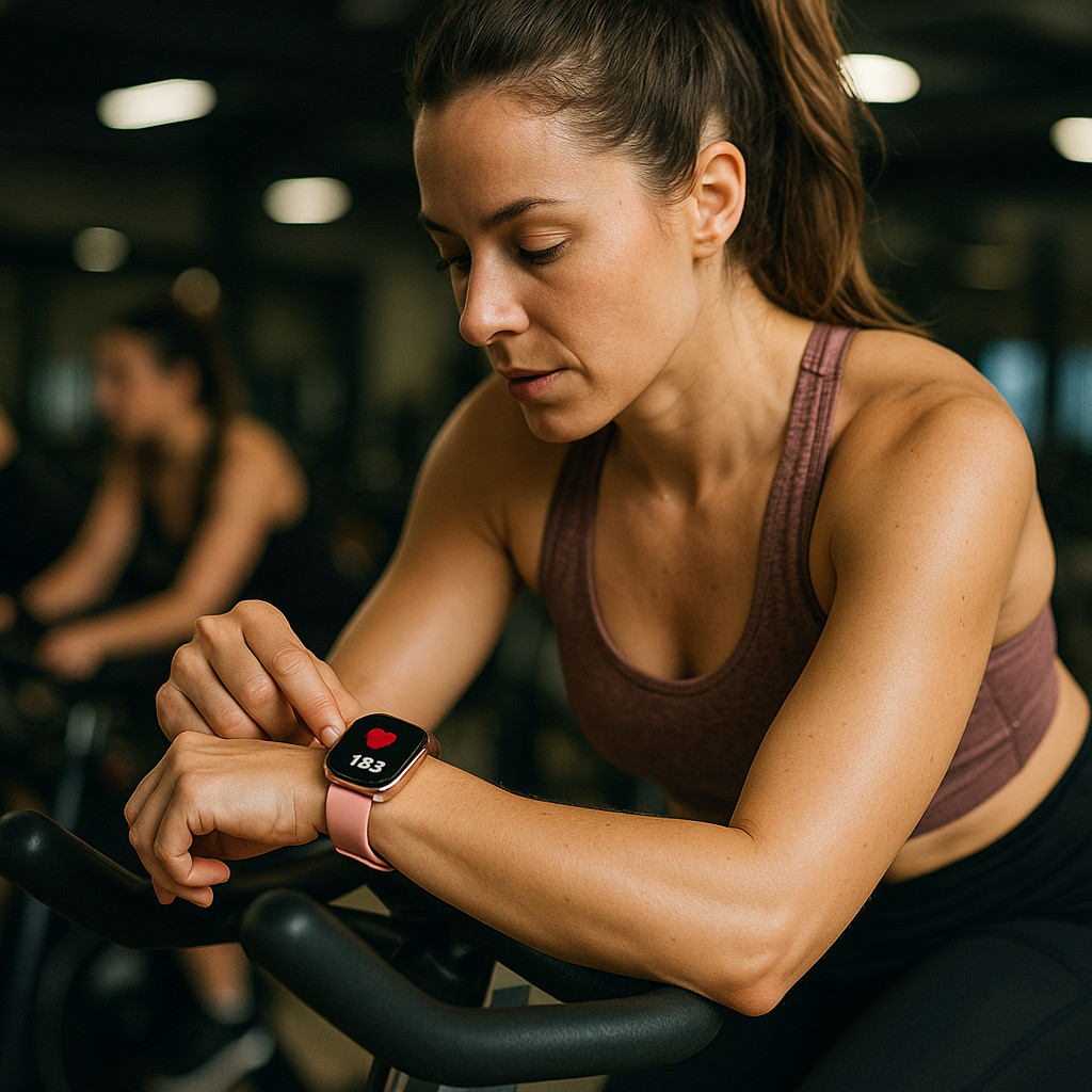 Smart Watch Pink Black 2 Band Fitness Tracker Call