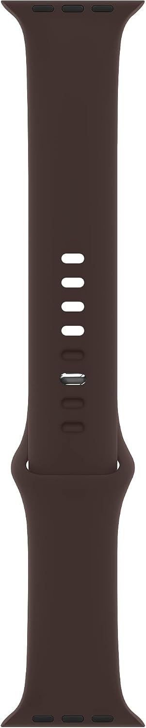 Silicone Band in Coffee Brown for Apple Watch Ultra 2, Fits 40mm & 44mm