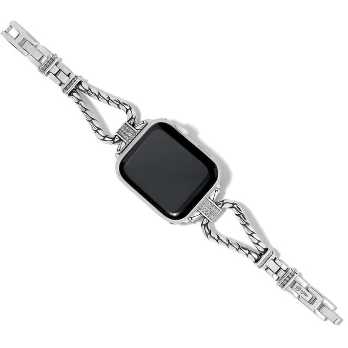 Apple Watch Series 7 (41mm) GPS, Silver watch, tested with Brighton band.