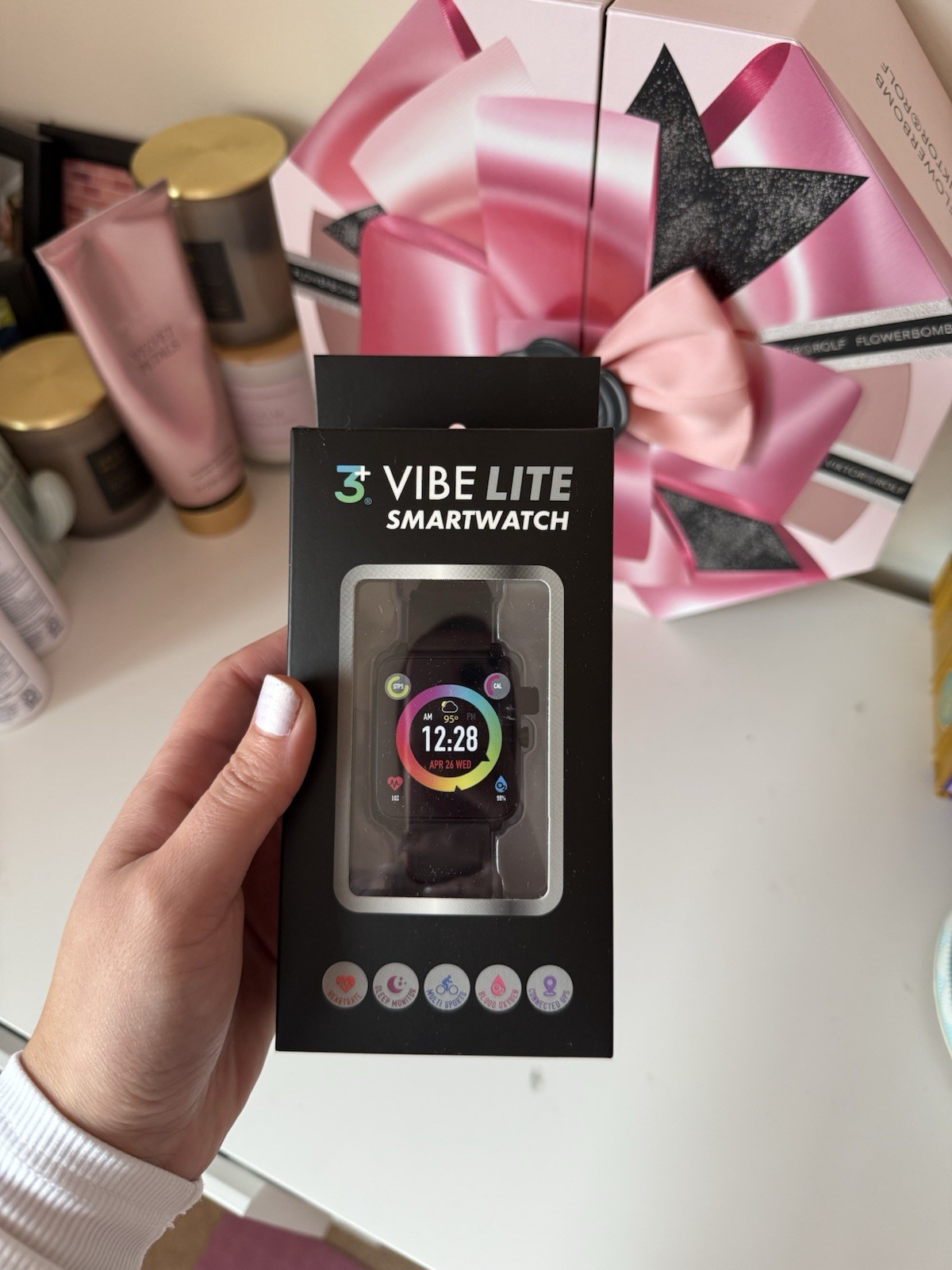 NEW 3Plus Vibe Lite Smartwatch Fitness Tracker Heart Rate Sleep Monitor