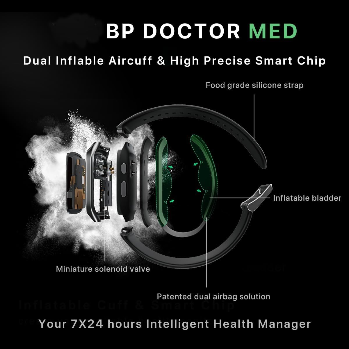BP Doctor Model Y006YM Smart Watch – For IOS And Android – FREE SHIPPING!