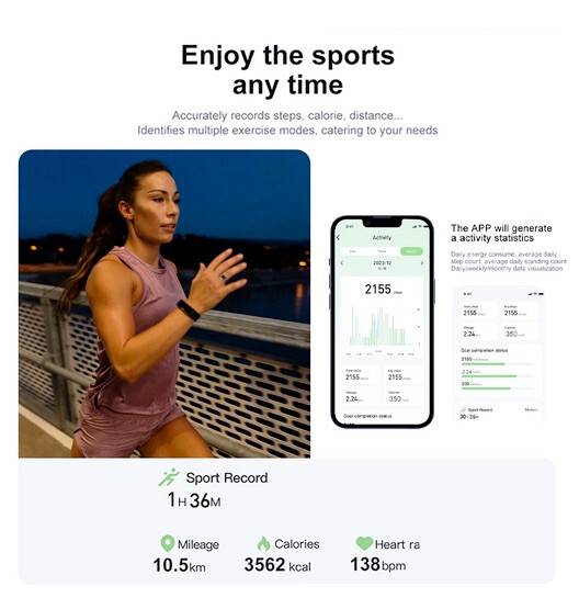 COLMI R2 Smart Ring, Health, Sleep, Fitness, Calorie & O2 Monitor – Titanium