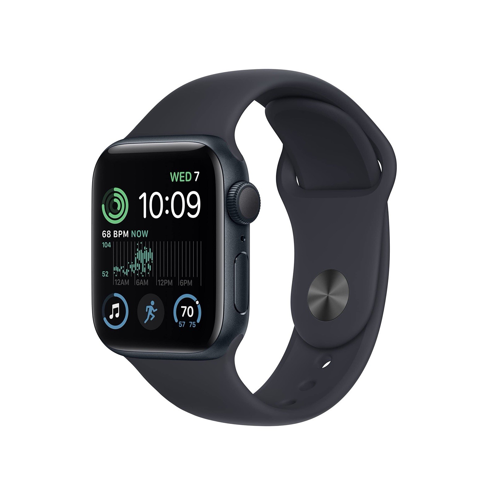 Apple Watch Series 4 44m Aluminium Space Gray Case Black Sport Strap – 3E068LL/A