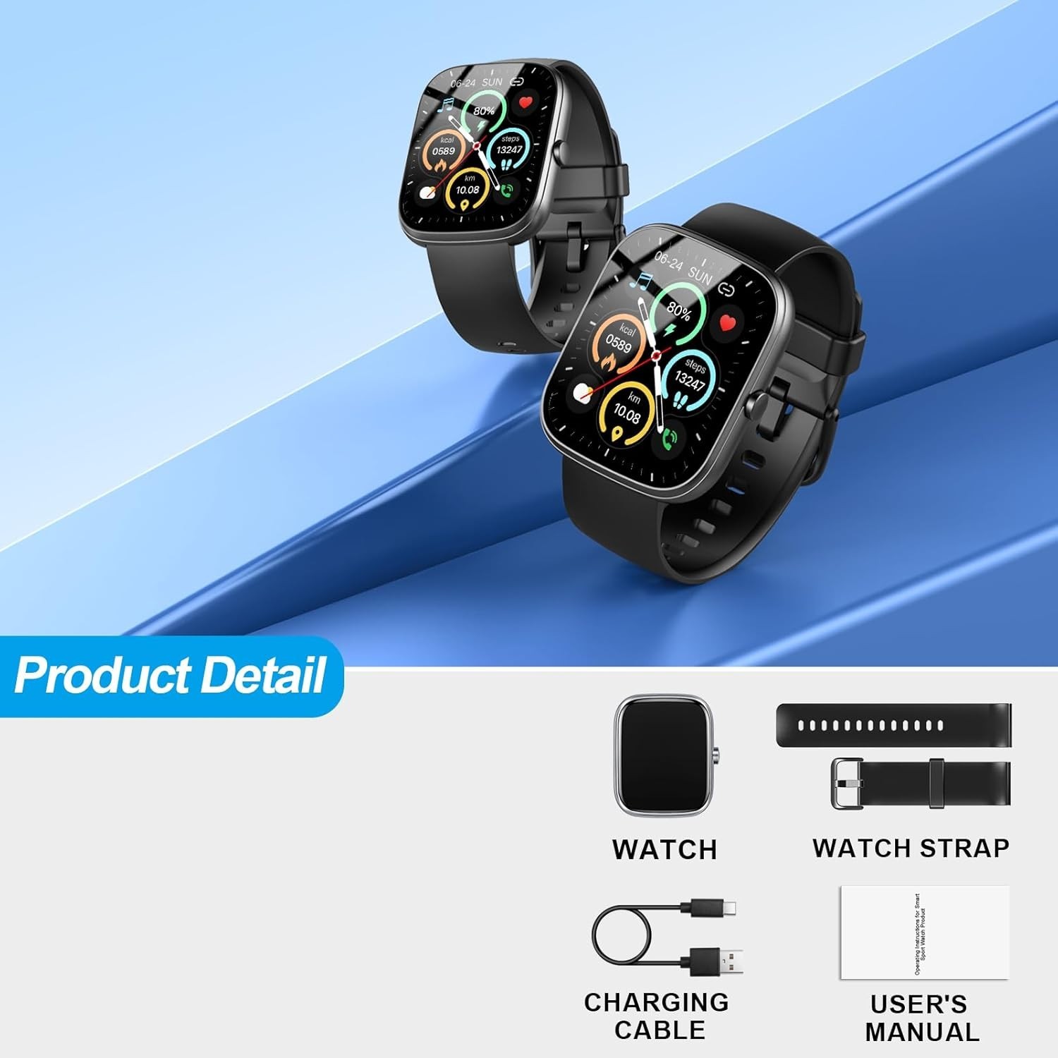 Reloj Inteligente de Mujer Hombre para Iphone Apple Samsung Android y Bluetooth