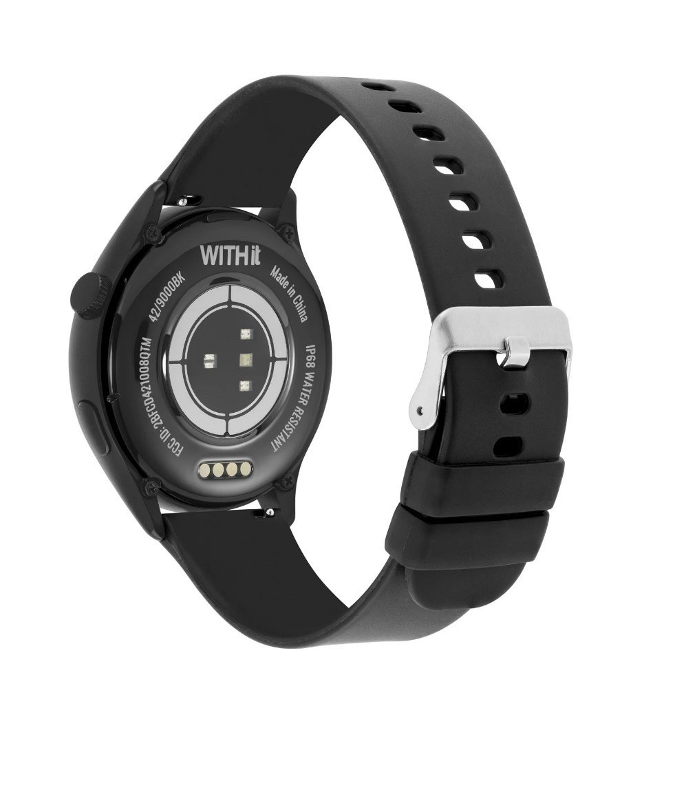 WITHit Unisex Deca Smartwatch, Black