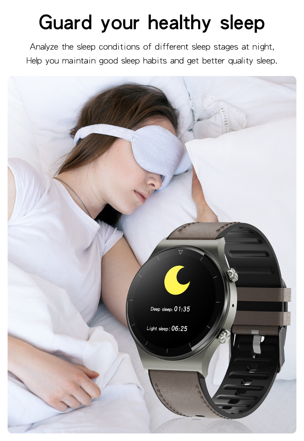 Men Women Smart Watch Sport Fitness Tracker Waterproof Bluetooth Call Reminder