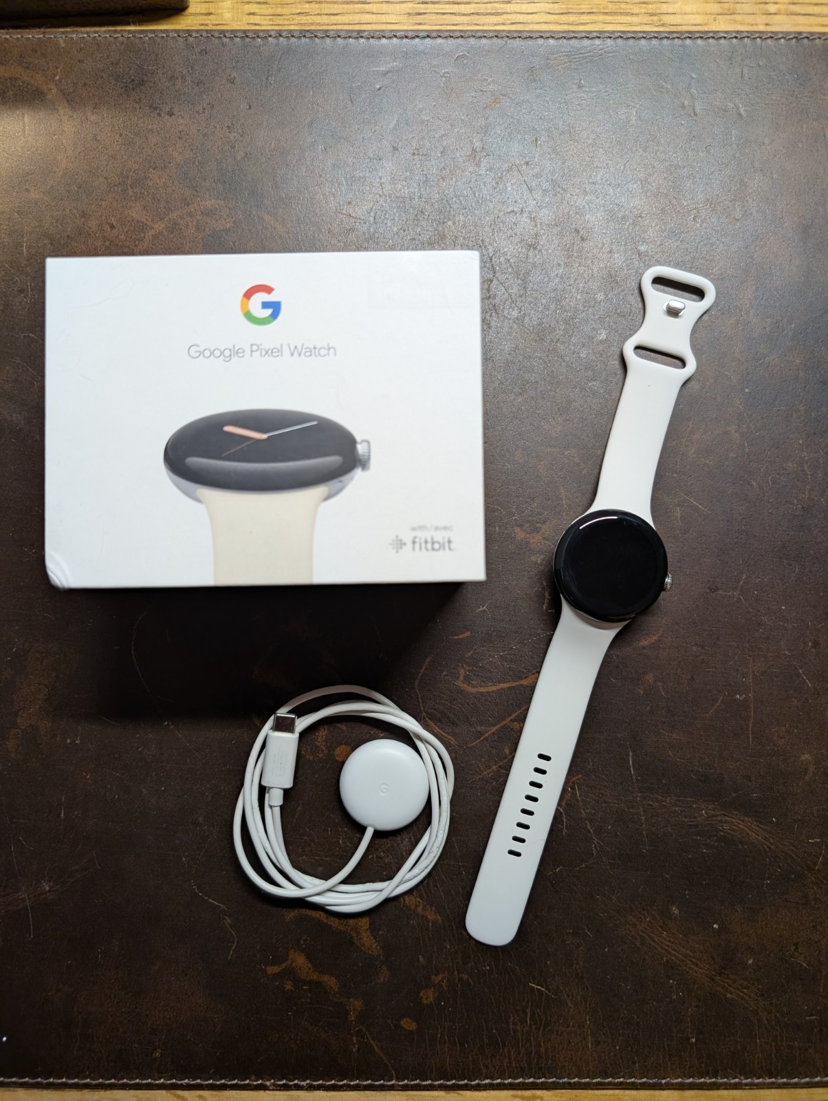 Google Pixel Watch 41mm Polished Silver/Chalk WiFi