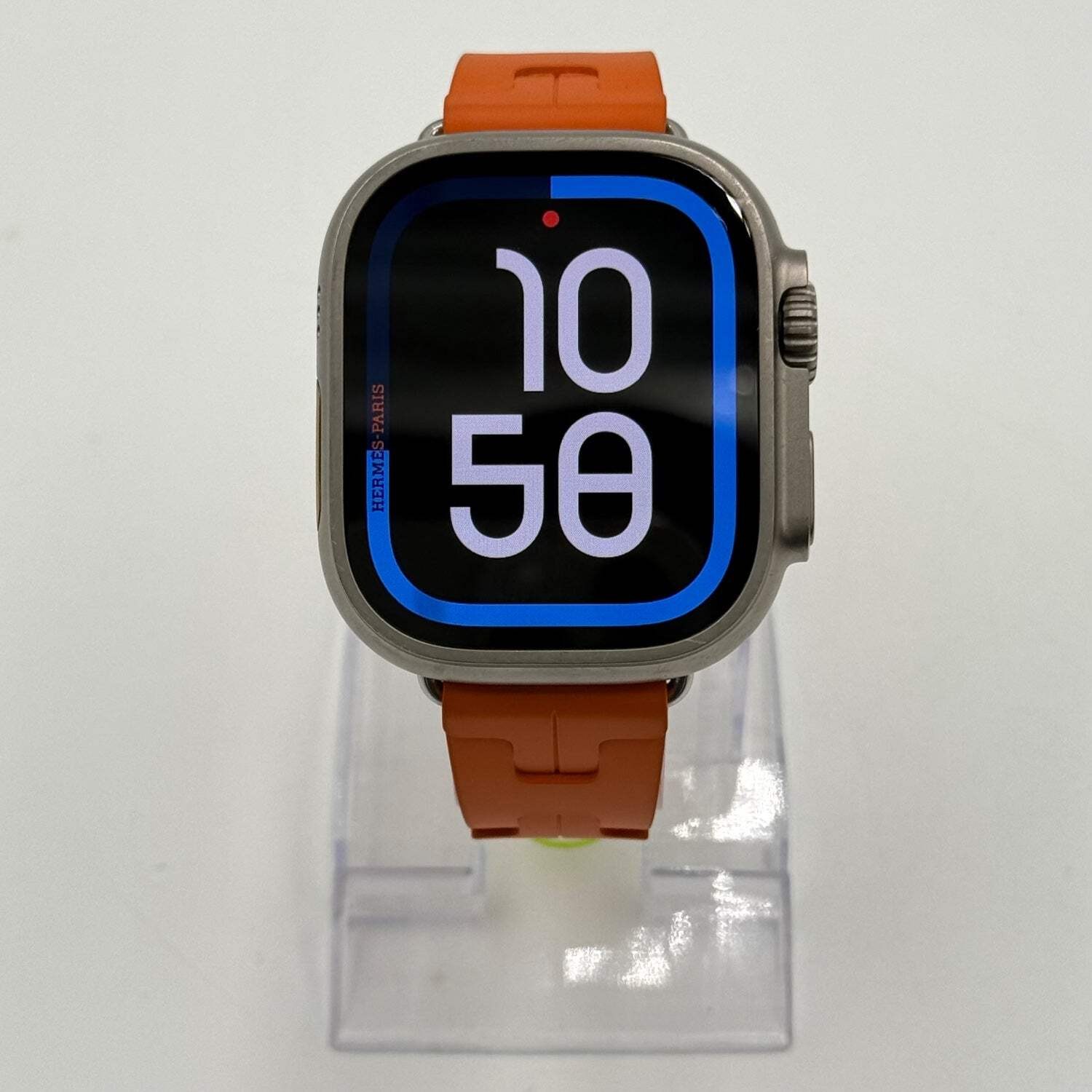 Unlocked Apple Watch Ultra 2 Hermès 49MM Natural Titanium With Orange Kilim Sing