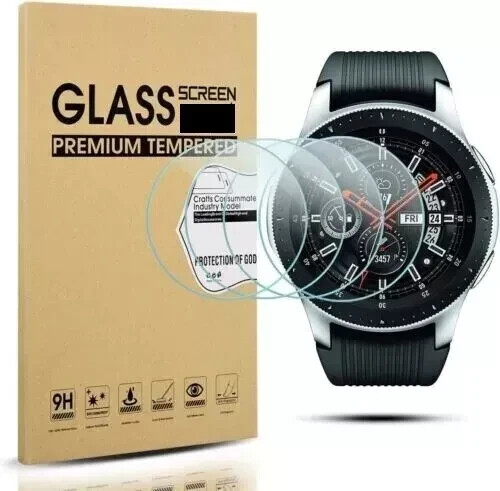 Samsung Gear S3 Screen Protector Tempered Glass Frontier/Classic Smart Watch 4Pc