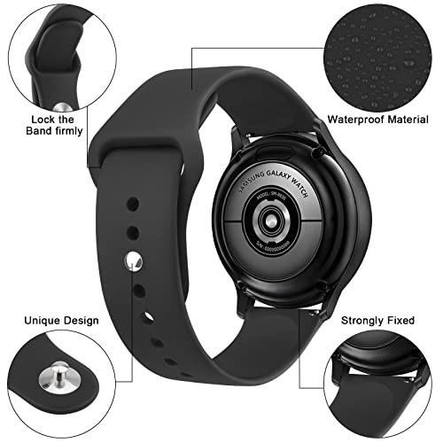 Soft Silicone Strap/Band Compatible with Samsung Galaxy Watch 7 FE 40mm Sport