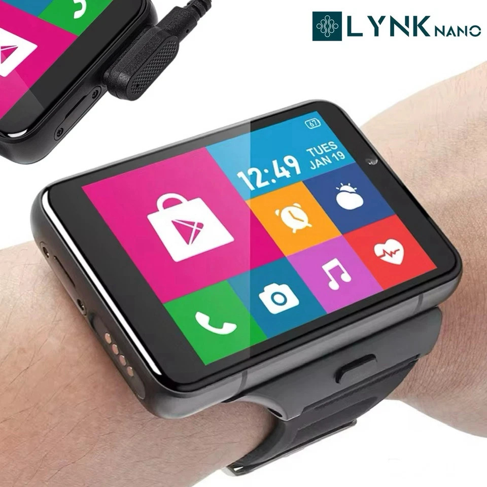 2.88″ Touch Screen 4G Smart Watch 9.0 Dual Camera 4GB+64GB Android/iOS