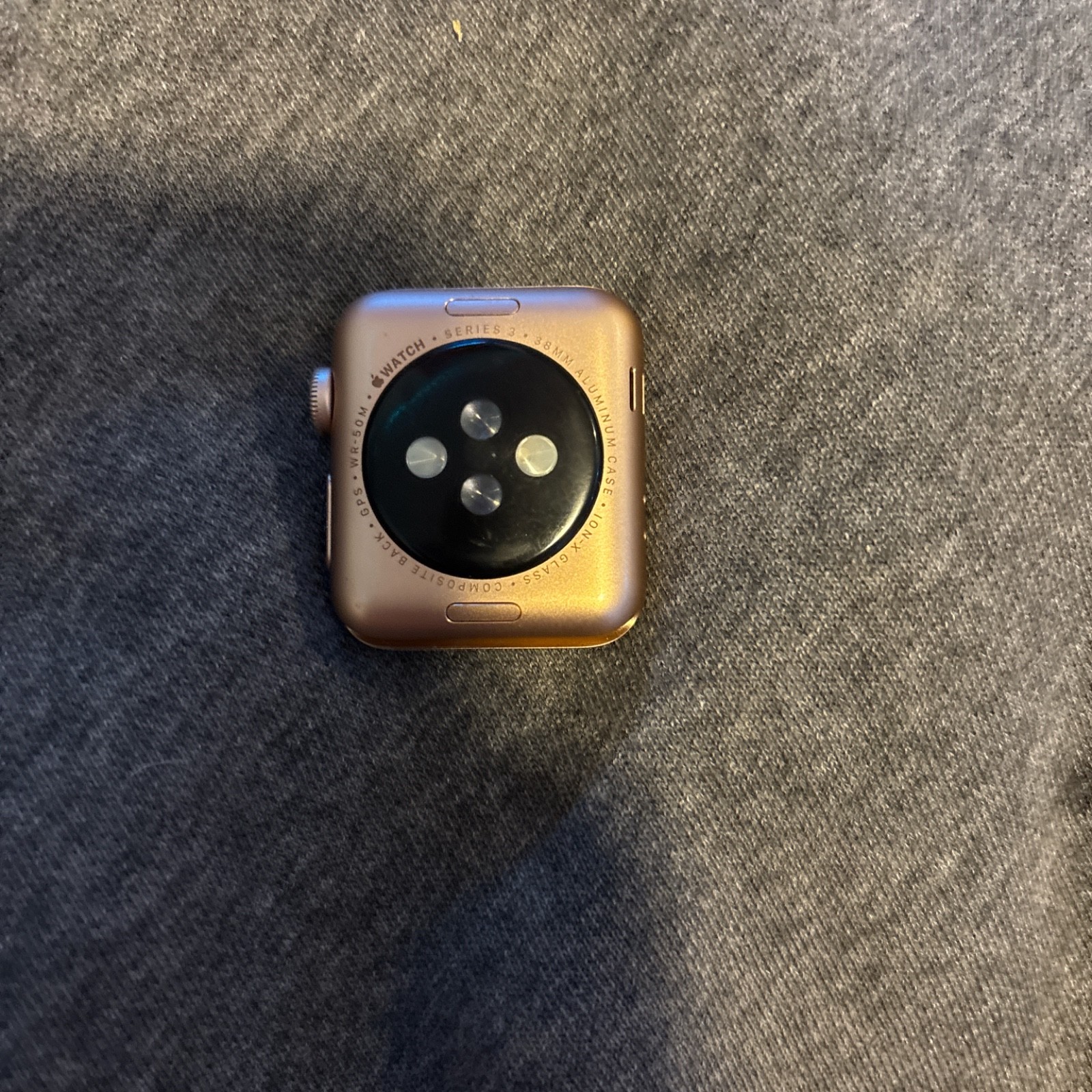 Apple Watch Series 3 38mm Gold Aluminium Case with Pink Sand Sport Band (GPS) –