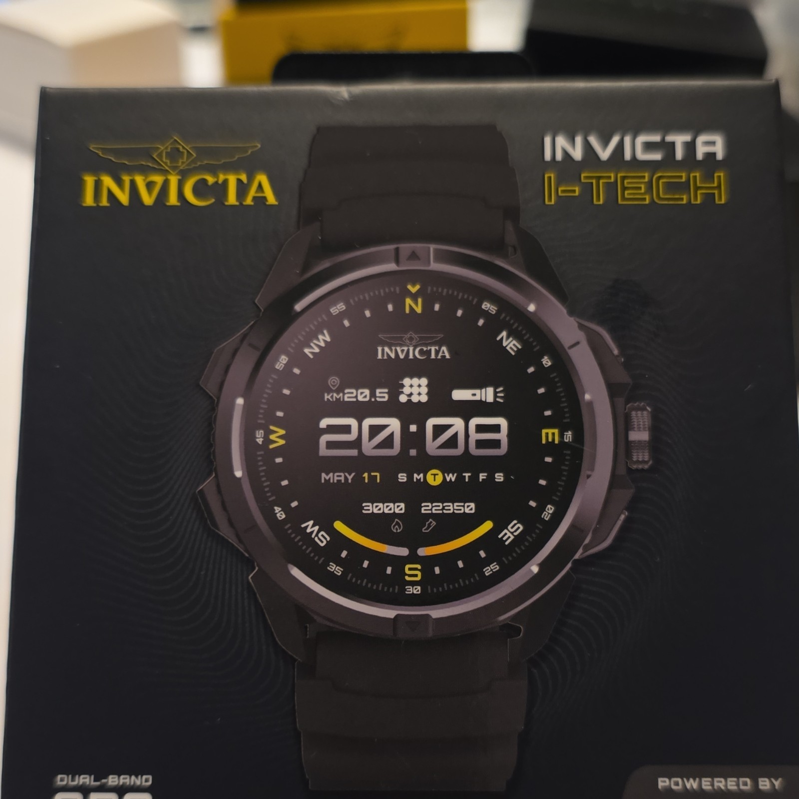 Invicta I-TECH Smartwatch 1.48″ AMOLED Bluetooth Calling iOS/Android Black