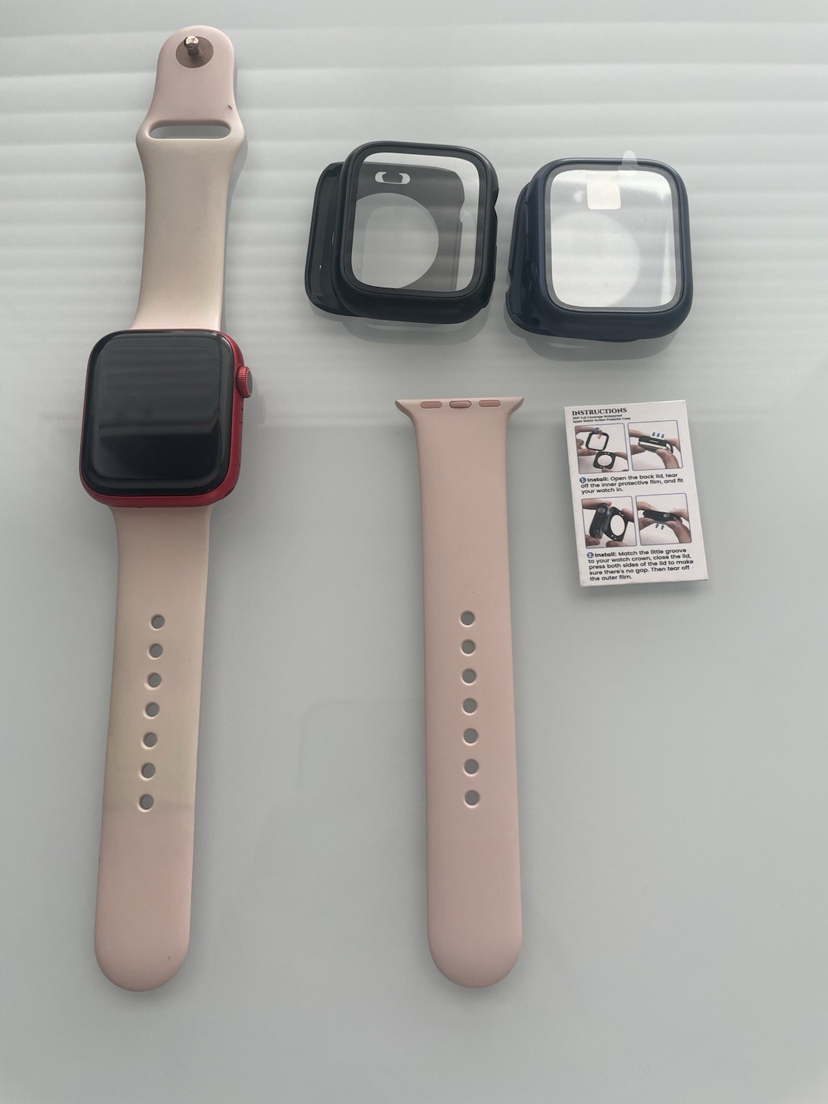 Apple Watch Series 6 (Product)Red – Aluminum, GPS – 44mm W/ Accessories