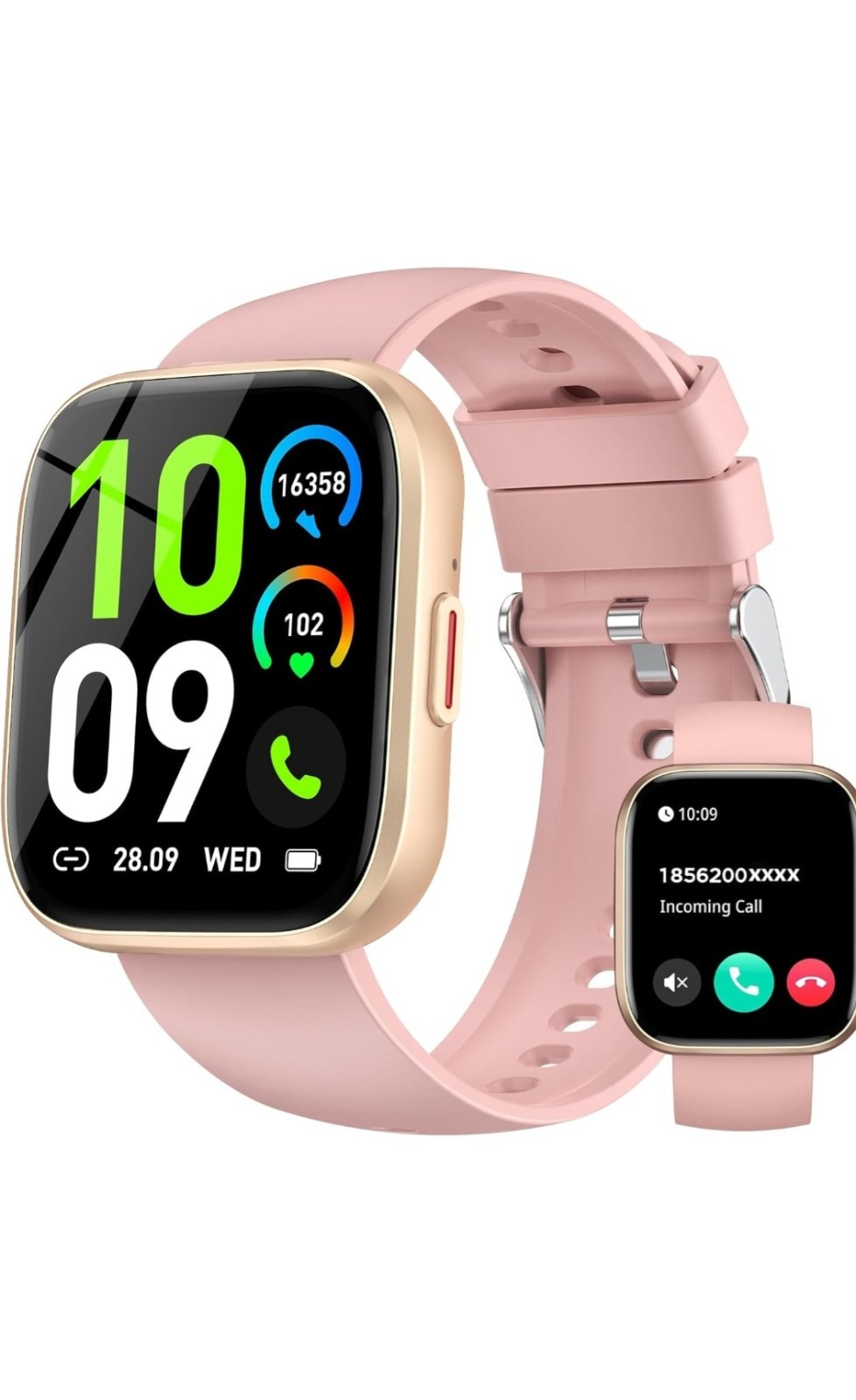 Vivitar Smart Watch SMRTW50 Pink Brand New Bluetooth Calling