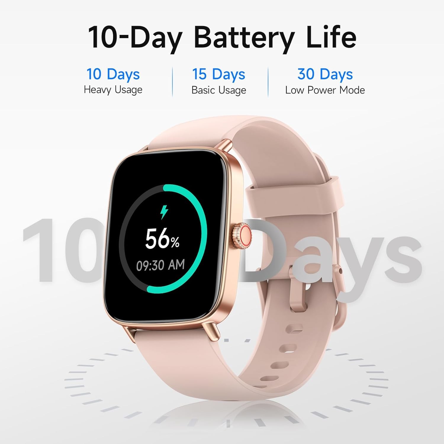 Stylish Smart Watch for Women, 1.85″ HD, Fitness Tracker, IP68 Waterproof