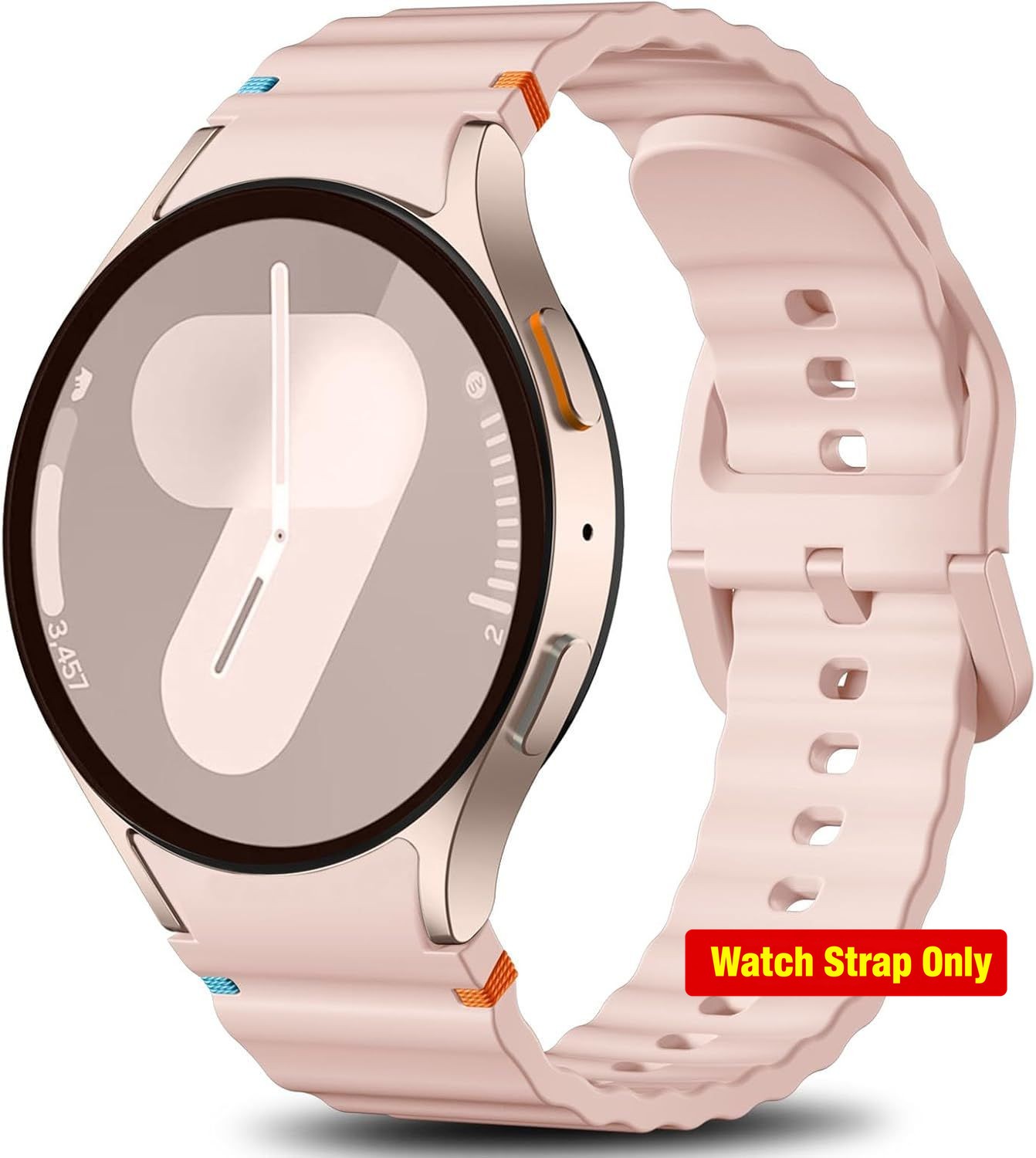 Soft Silicone Strap Compatible with Samsung Galaxy Watch 7 40mm 44mm