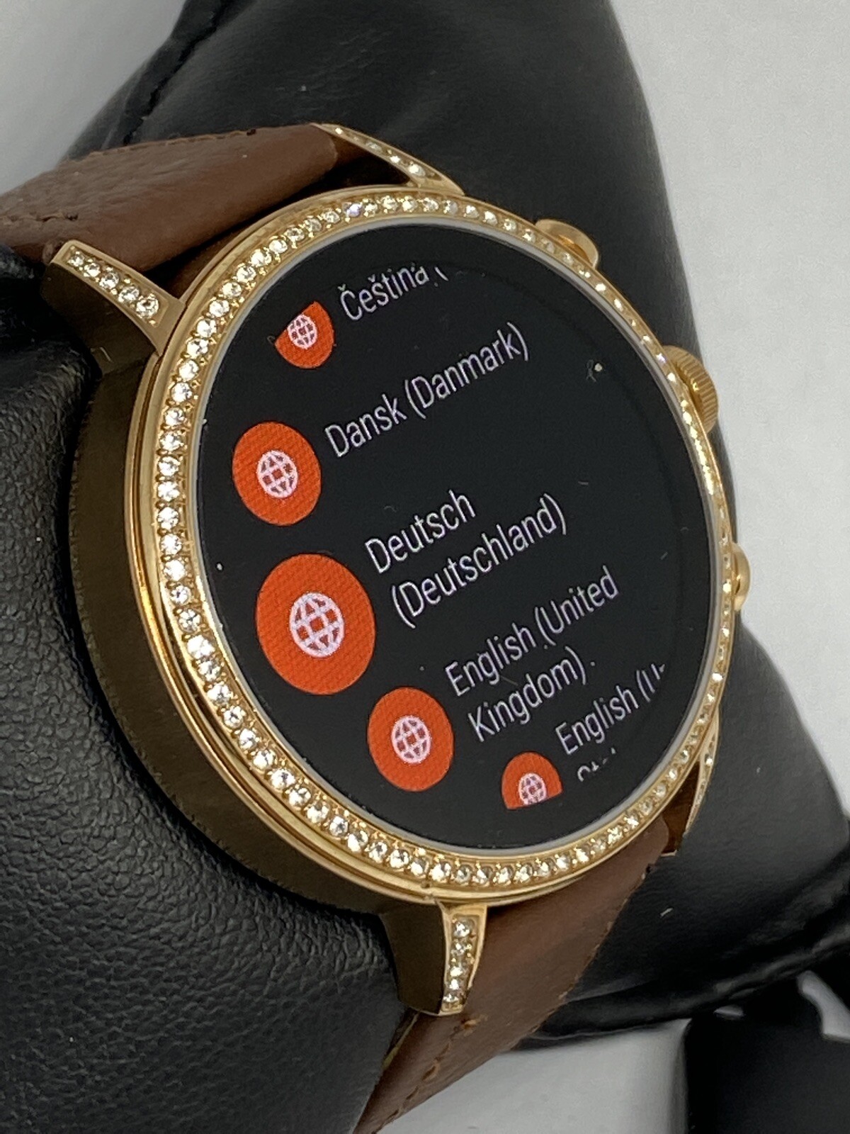 Fossil Gen 4 Authentic Digital Dial Smart Watch Custom Band FTW6011 LT433