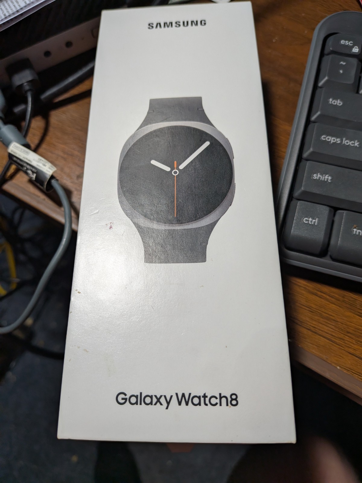 GPS Only Samsung Galaxy Watch8 Stainless Steel Smartwatch SM-L320