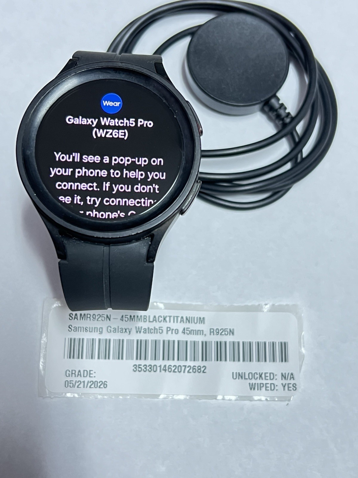 Samsung Galaxy Watch5 Pro SM-R925N 45mm Titanium Case GPS-LTE