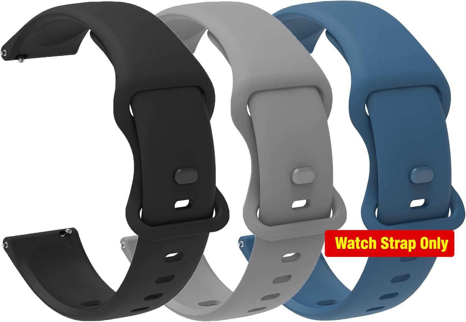 Silicone Sport Strap Compatible with TRAUSI TG08 1.83″ Smart Watch