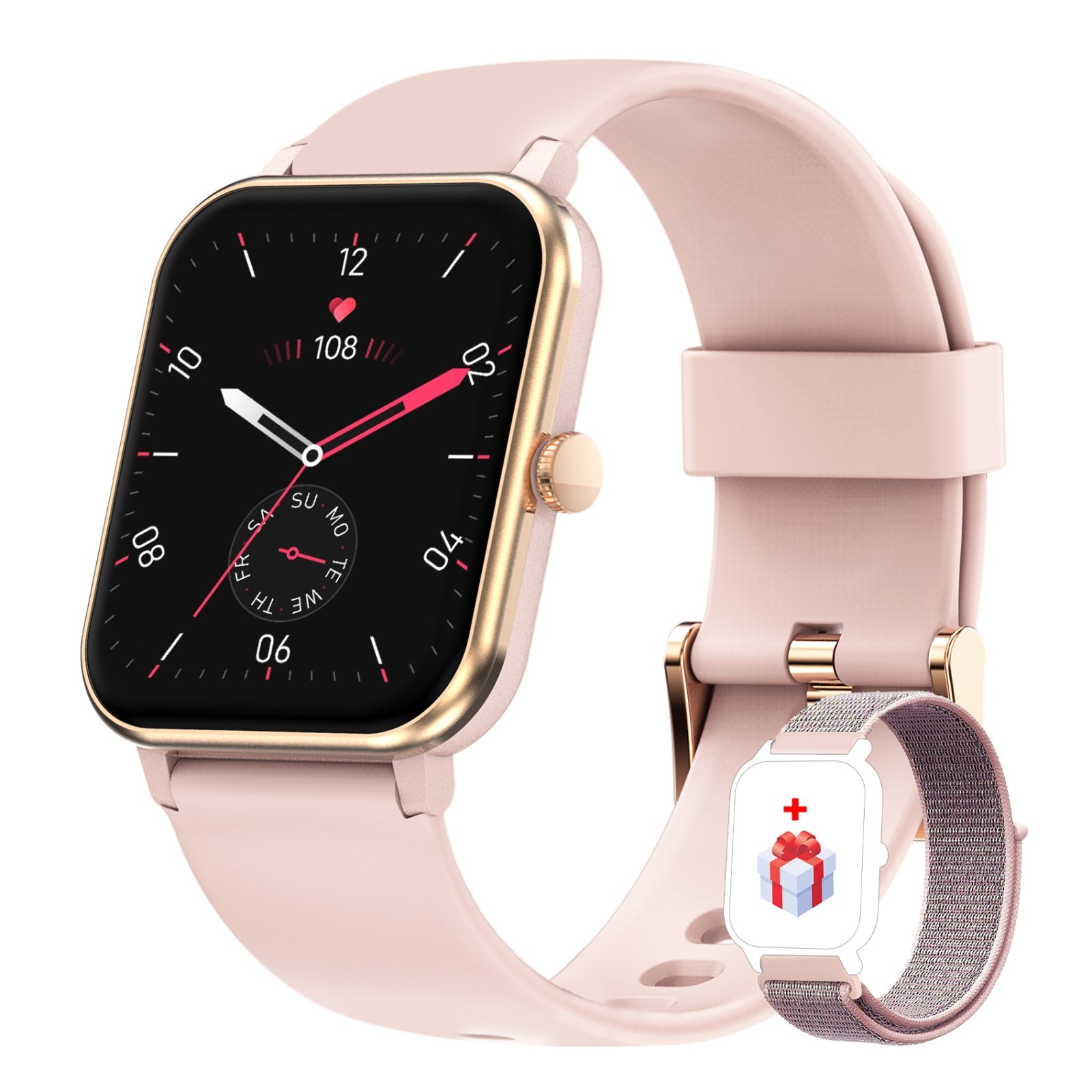 Bluetooth Smart watch Men/Women Bluetooth Compatible with iPhone Samsung Android