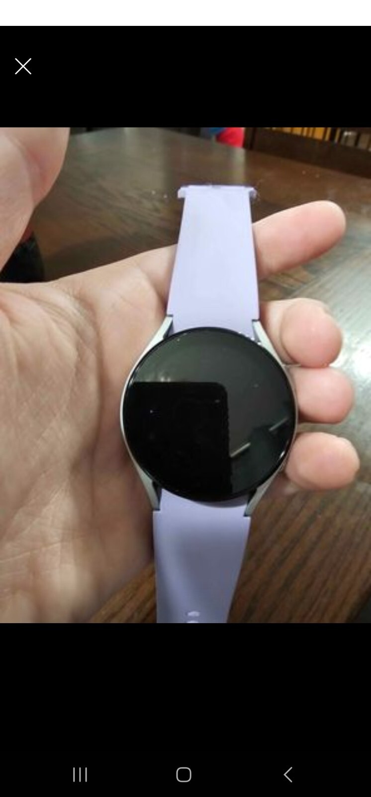 galaxy watch 6 purple band, brand new 