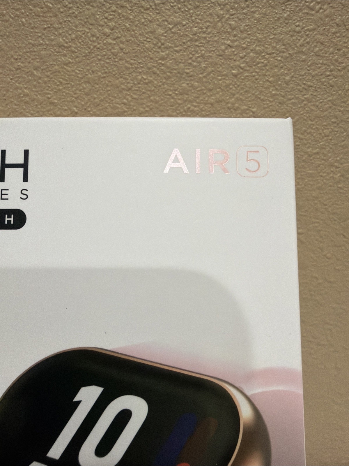 iTOUCH AIR 5 Smartwatch – Silicone Strap Rose Gold Adult Super Cute!