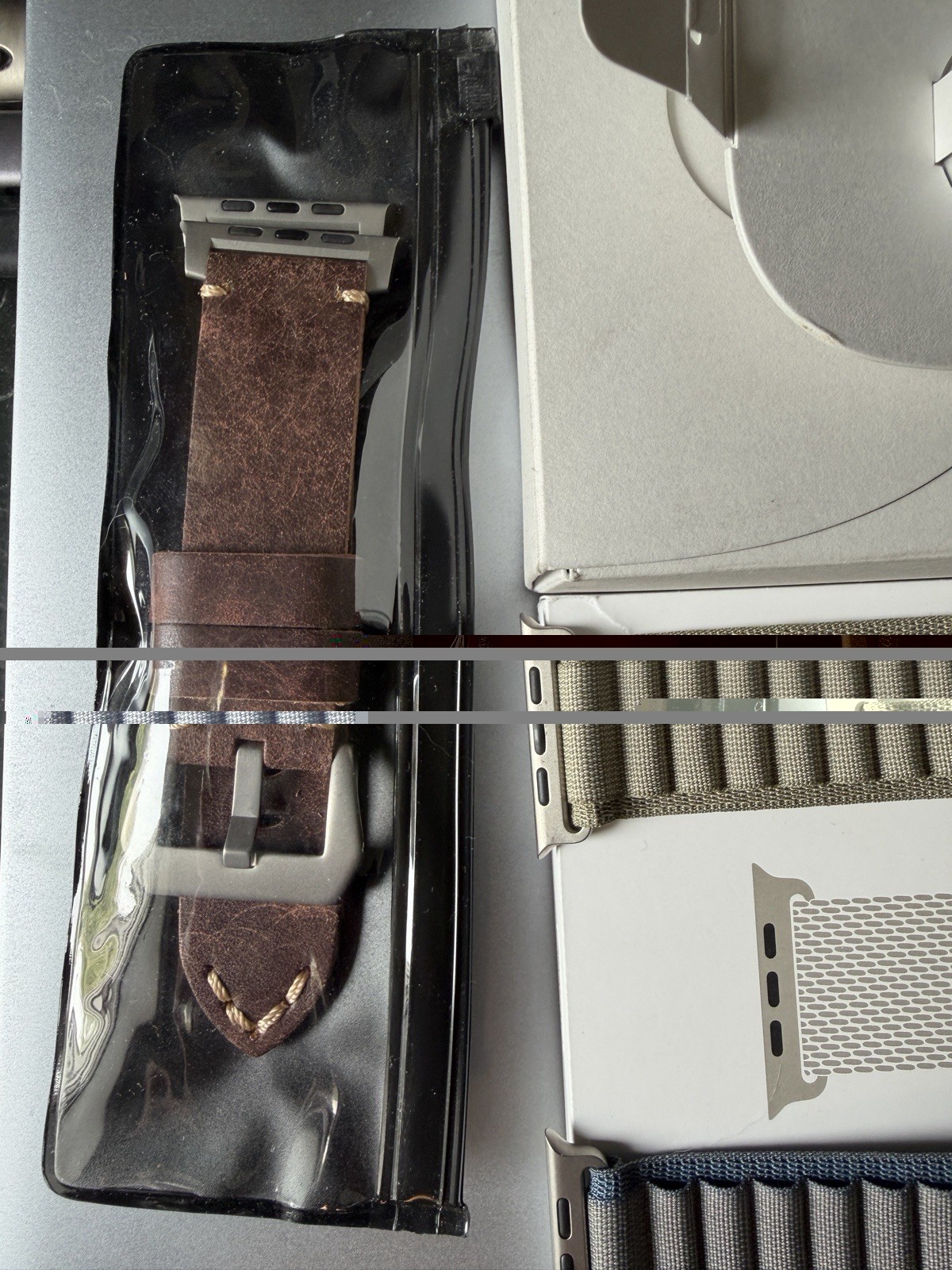 Apple Watch Ultra 3 49mm Titanium Case With Apple Milanese Loop Band Plus Extras