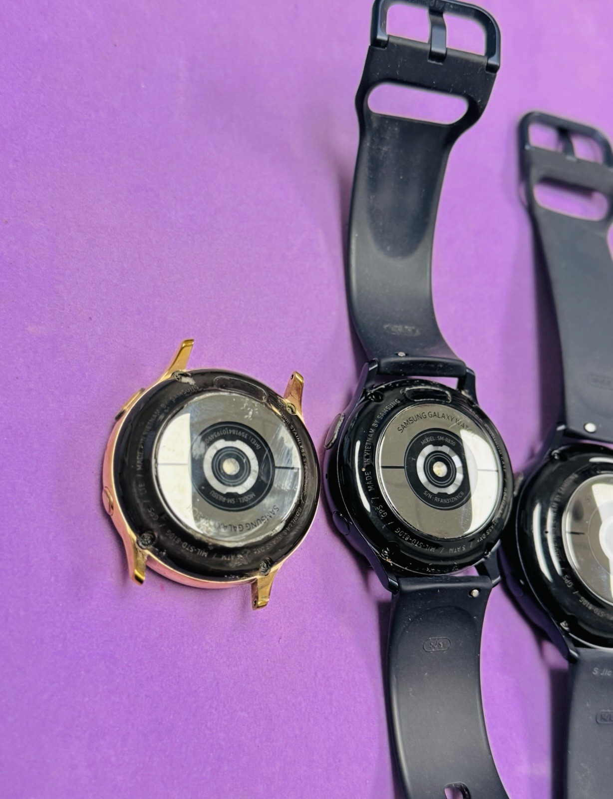 (4x AS-IS) Samsung Galaxy Watch Active 2 3 Smartwatch SM-R820 SM-R830 SM-R850
