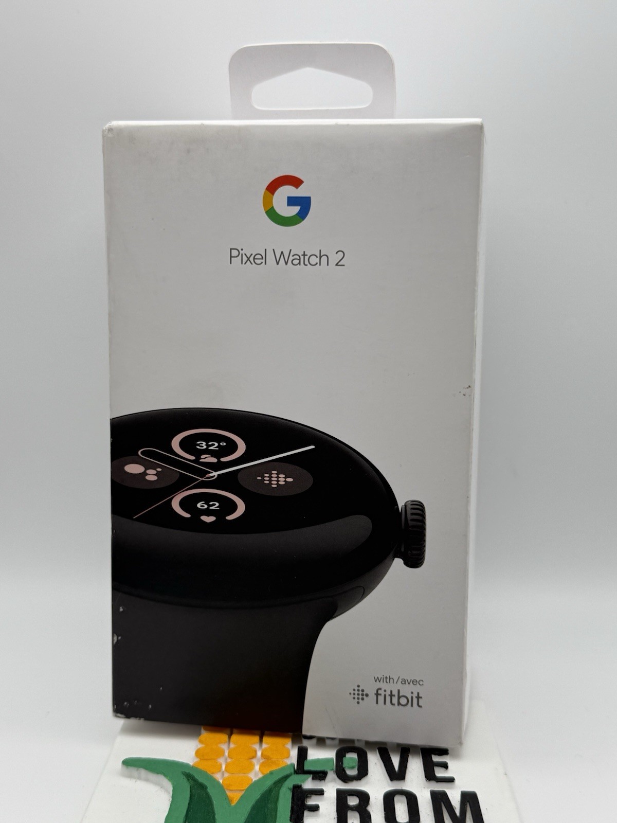 Google Pixel Watch 2 Wifi – Matte Black Aluminum Case / Obsidian Active Band