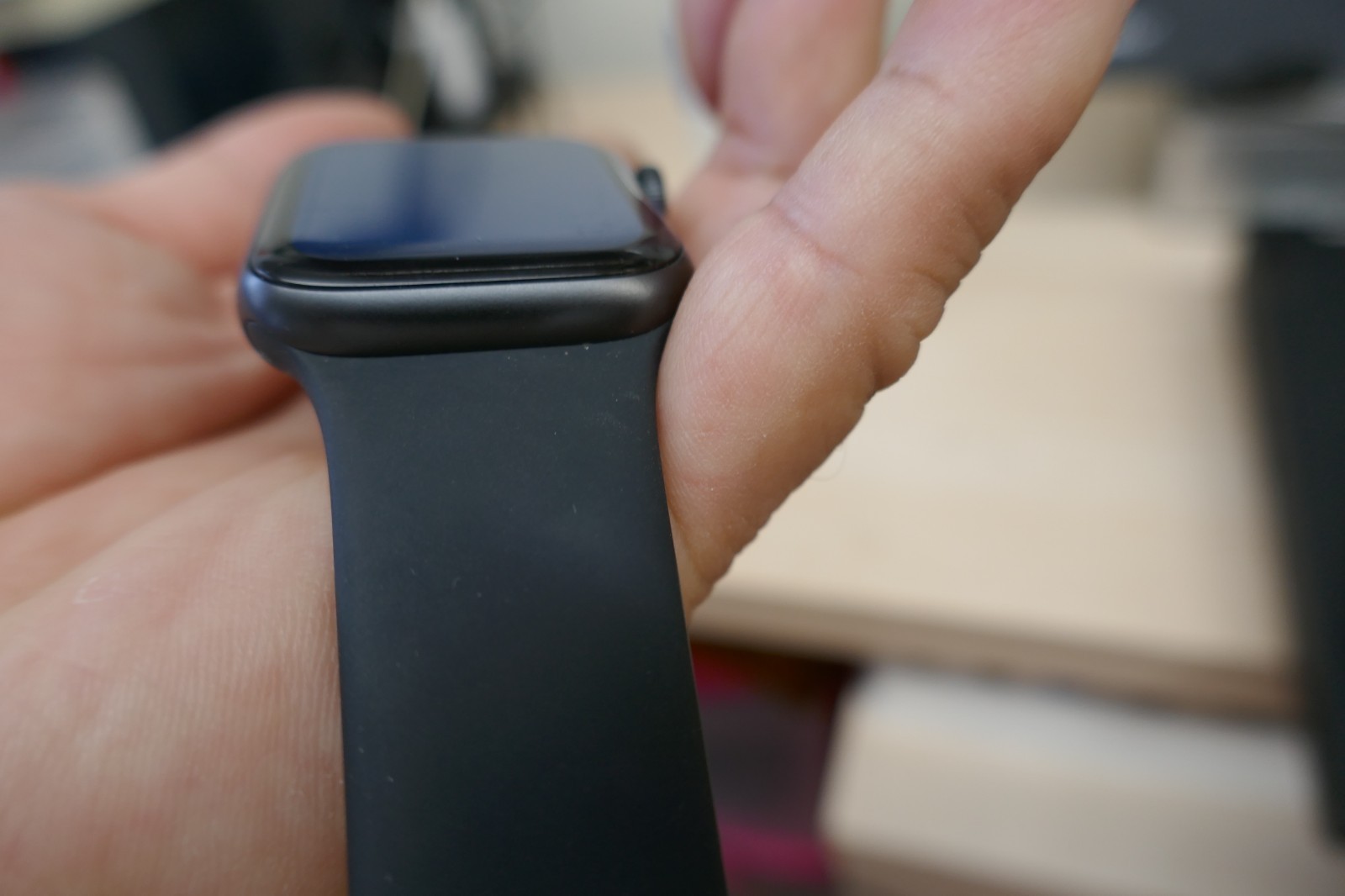 Apple Watch Series 6 Space Gray Aluminum Case with Black Sport Band