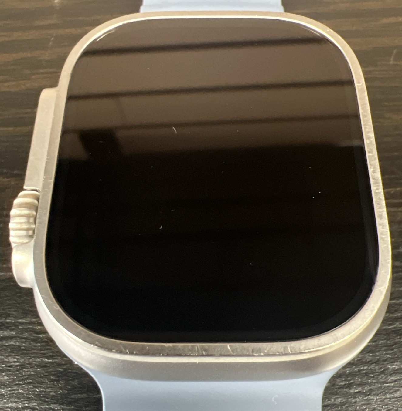 Apple Watch Ultra 3 (A3281) 49MM Silver Titanium GPS + Cellular w/Blue-Gray Band