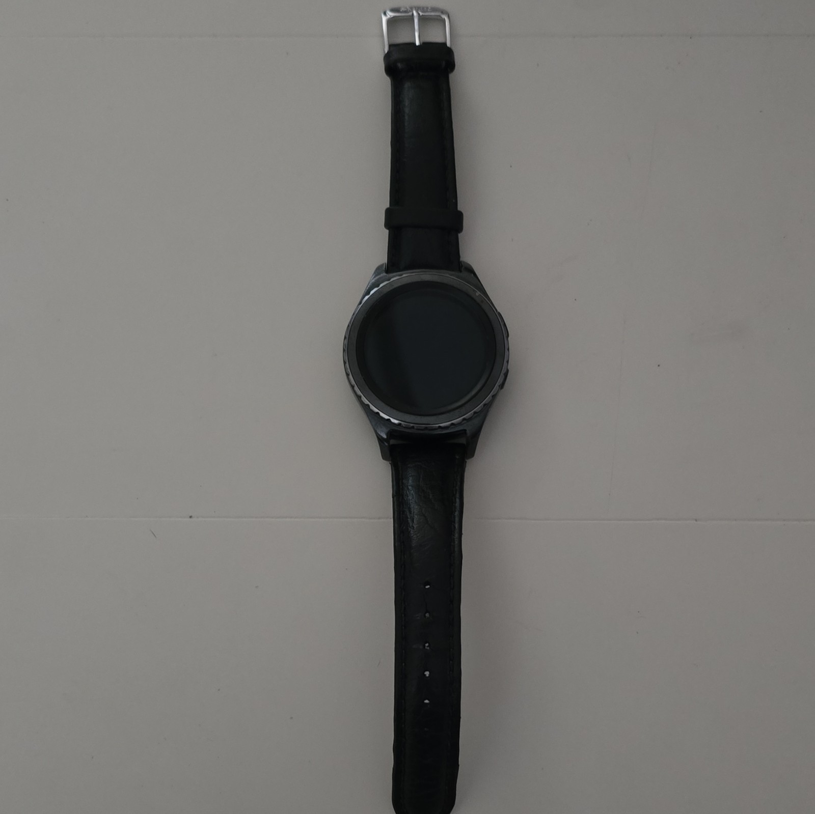 Samsung Gear S2 Classic 42mm Black Smartwatch, Leather Band