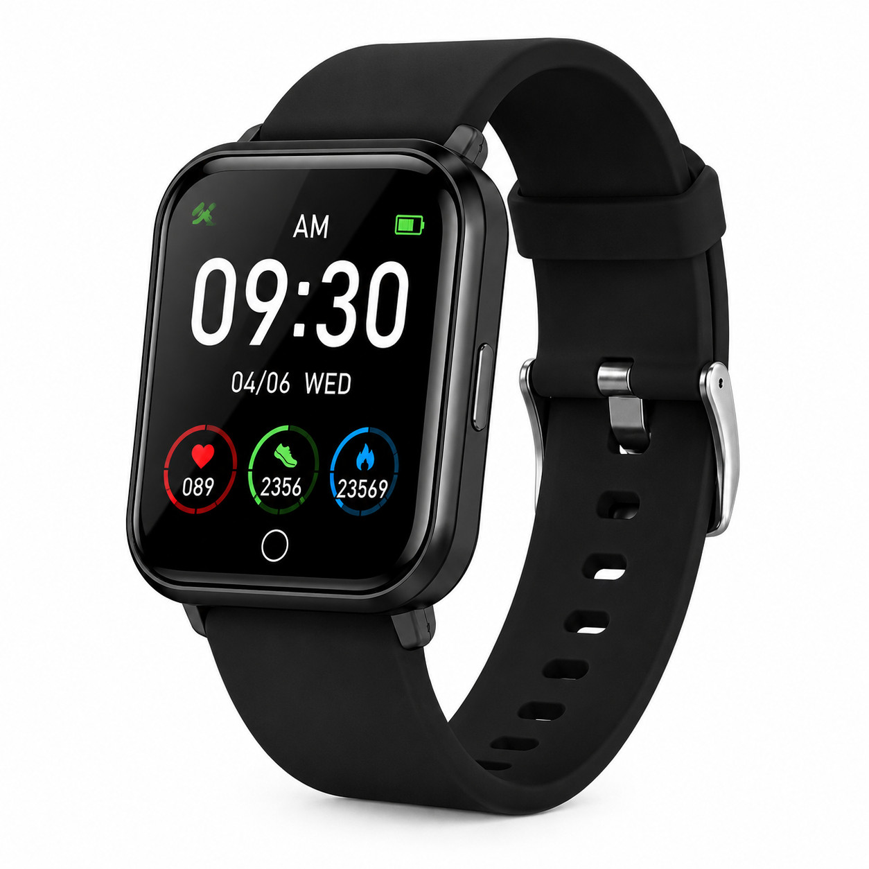 Smart Watch for Android & iOS – 1.4″ Touchscreen Display: 1.4″ HD square