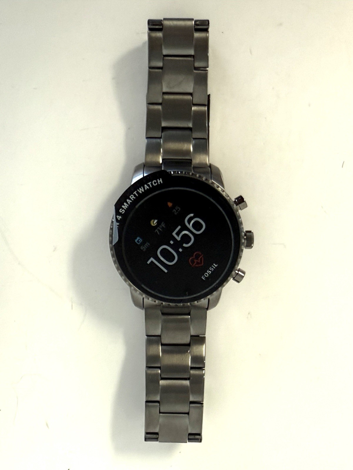 Fossil – Gen 4 Explorist HR Smartwatch Gunmetal Gray Stainless Steel – FTW4012