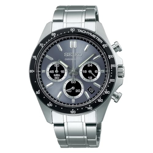 SEIKO Selection SBTR027 Men’s Quartz Chronograph Blue Gray Dial Watch Japan