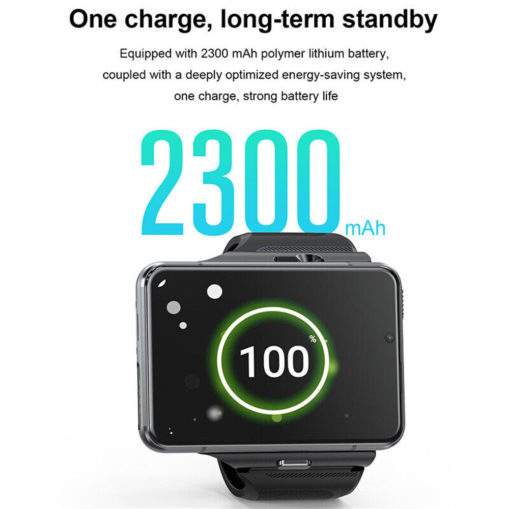 BGJOY 2.88″ Larger Touch Screen 4G Smart Watch Phone Android 9.0 Smartwatch
