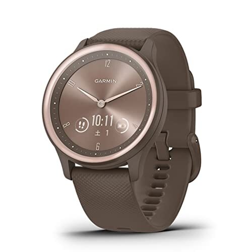 Garmin vivomove Sport Hybrid Smartwatch with hands 010-02566-42