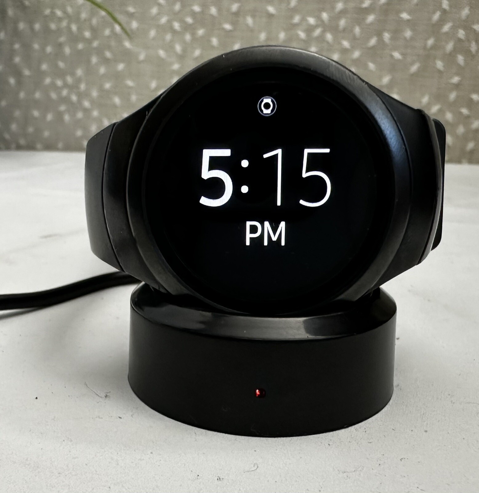 Samsung Gear S2 Stainless Steel SM-R730A 316L Black Case Black Band