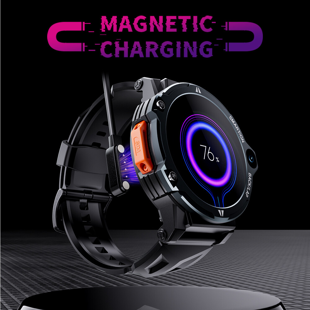 4G WIFI Smart Watch Dual Camera Bluetooth Music Unlocked Video Call 4GB+64GB