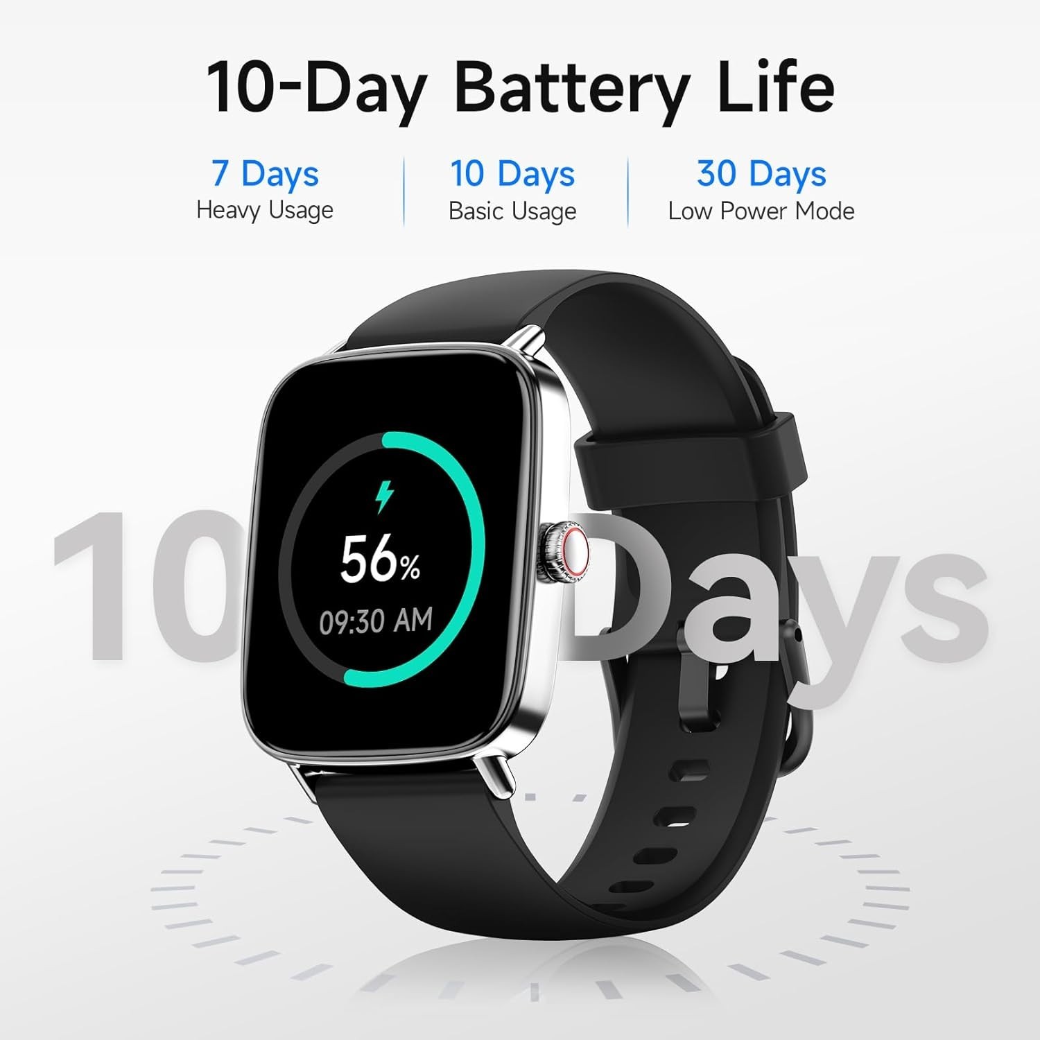 Waterproof Smart Watch for Fitness & Connectivity – 1.85″ AMOLED Display