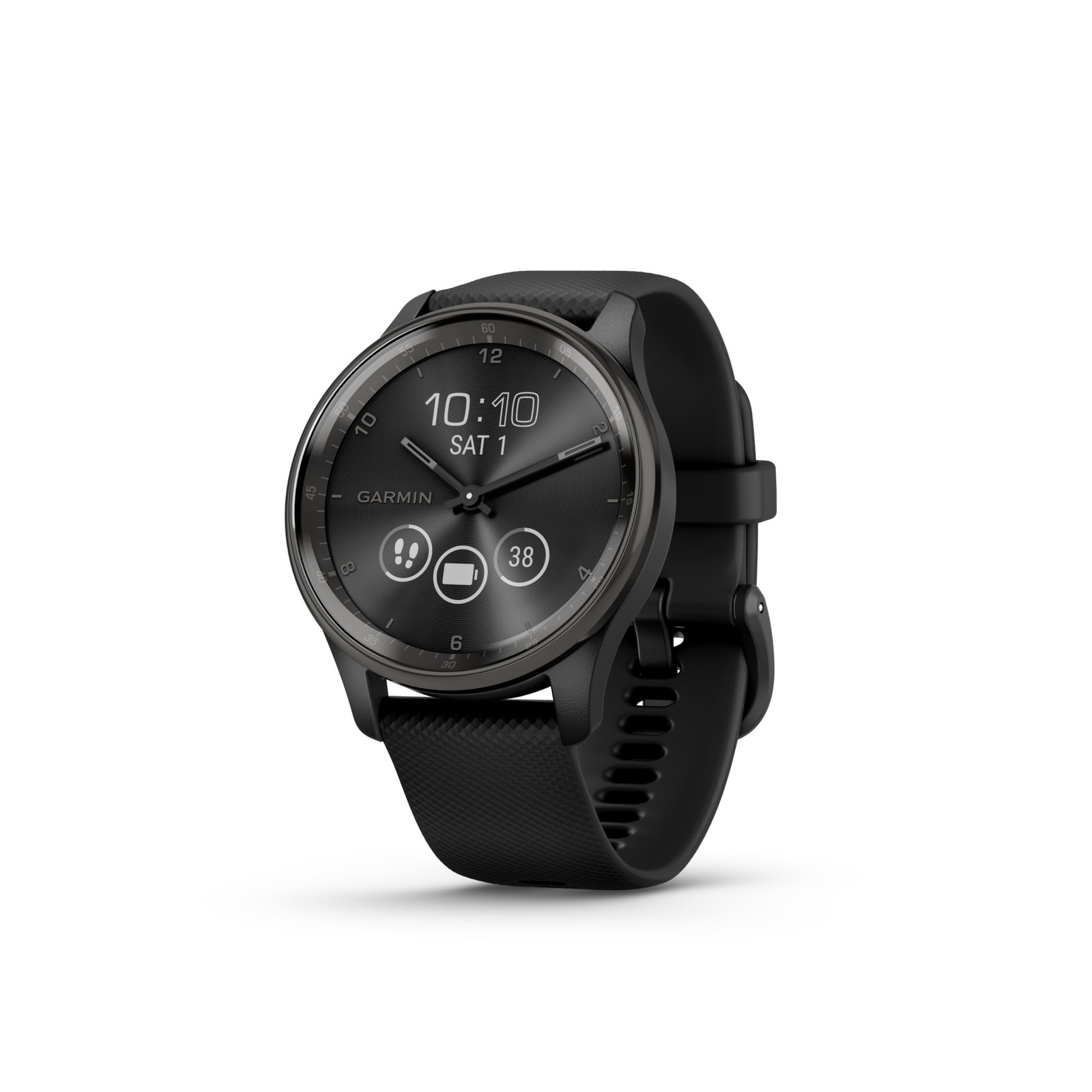 Garmin Vivomove Trend 40mm Hybrid Smartwatch – Black
