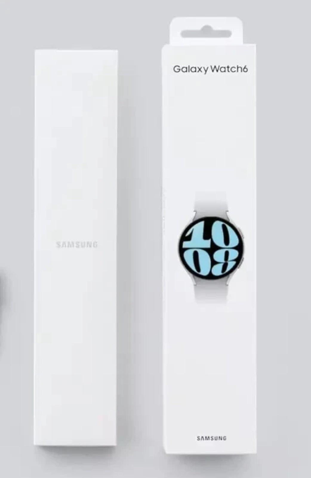 Samsung Galaxy Watch6 SM-R940 44mm Aluminum Case with Sport Band – Silver…