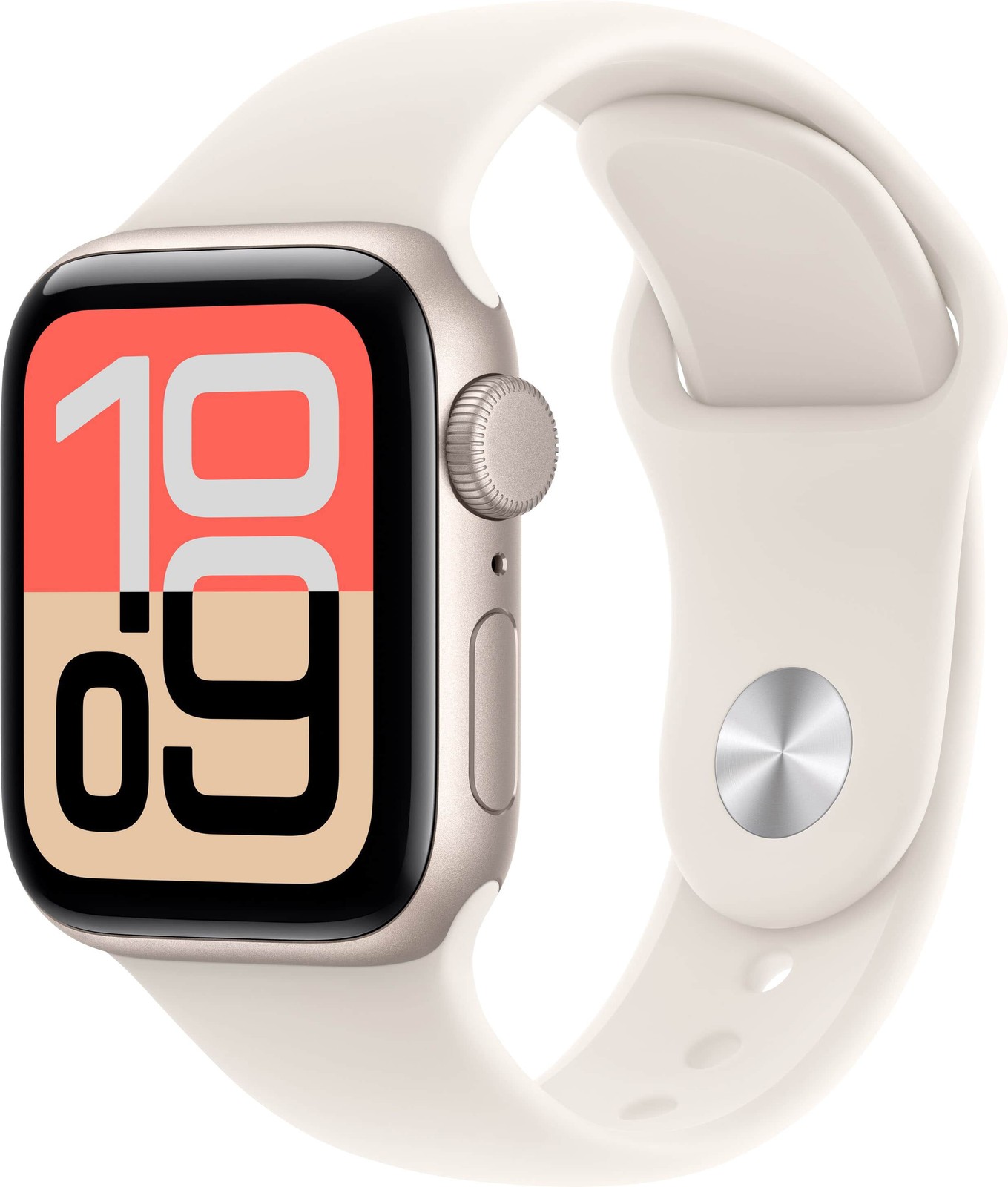 Apple Watch SE 3 40mm Starlight Aluminum – Starlight Sport Band MEH34LW/A