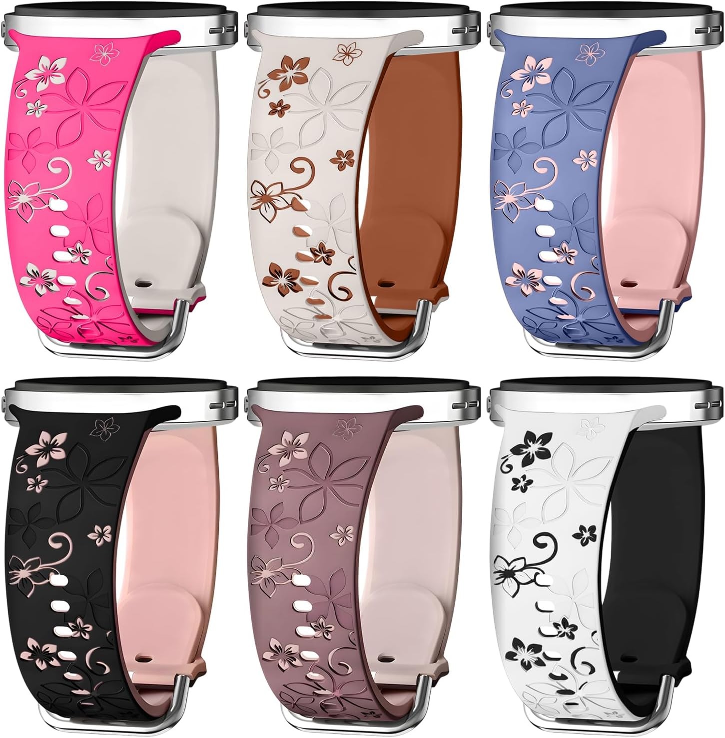 Case For Samsung Galaxy Watch 9/8 40mm/44mm/8 Classic 46mm | Floral Silicone