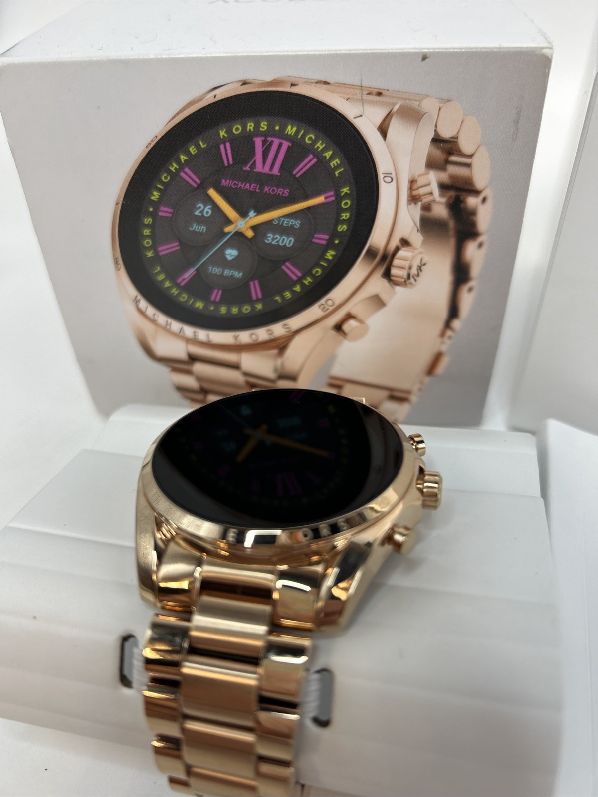 Michael Kors Access Gen 6 Smartwatch, Rose Gold, MKT5133V *Won’t charge*