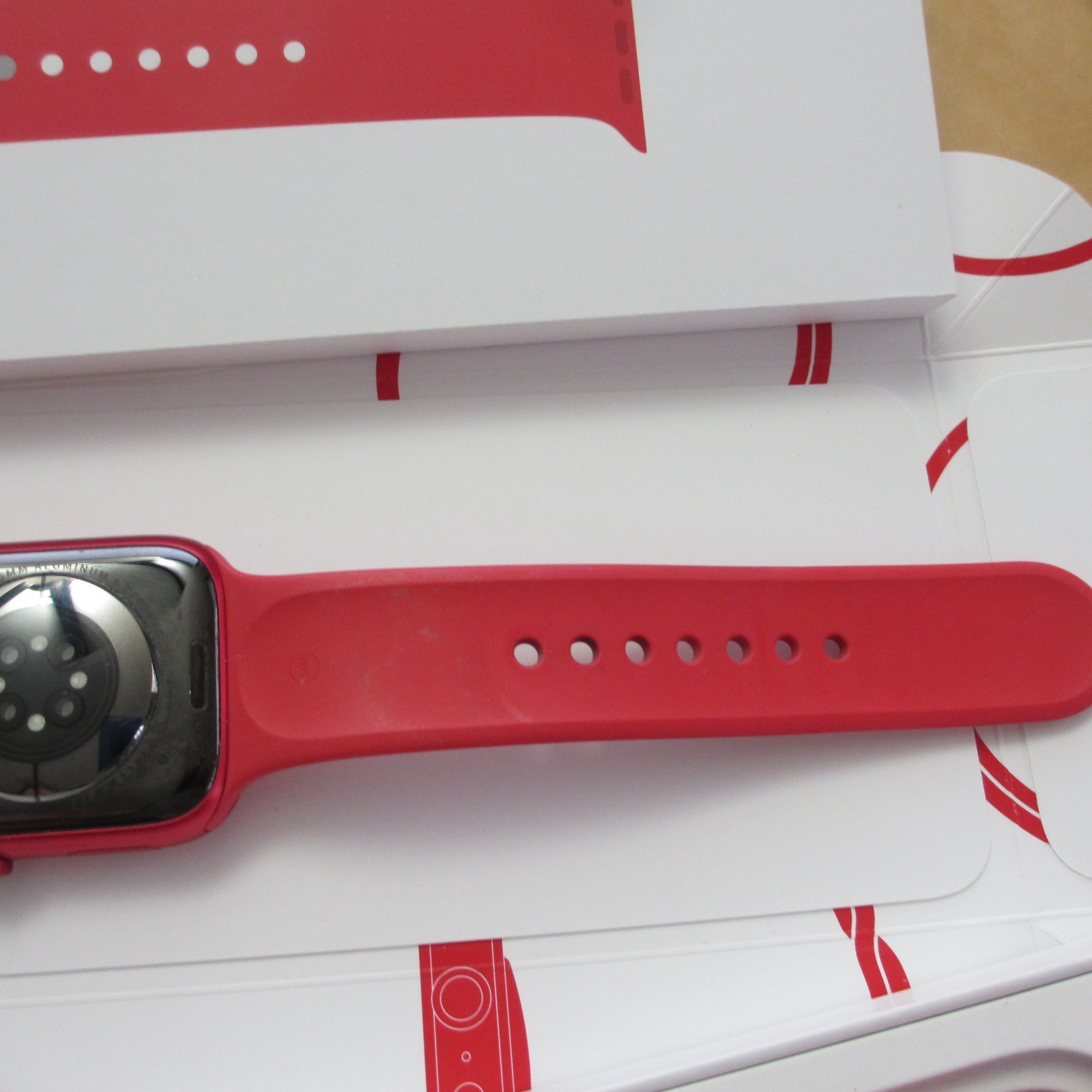 Apple Product (RED) Watch Band Box Series 9 original box 45mm LARGE face